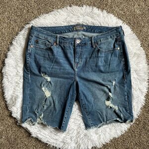 Torrid Jean‎ Shorts Distressed Womens Size 18